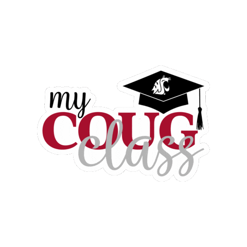 Washington State University Go Cougs Sticker by WSU Pullman