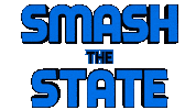 Smash The State Sticker by OpticalArtInc.