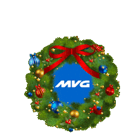 Christmas Tram Sticker by MVG