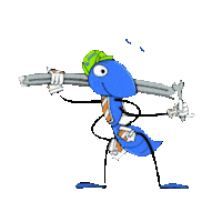 Wink Ant Sticker by MVG