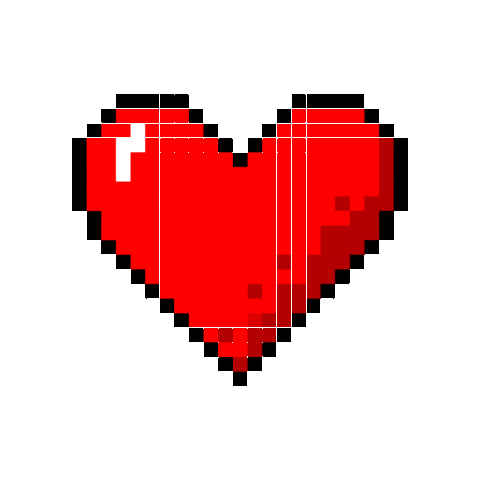 sirwinstonfungames heart gaming arcade valentine Sticker