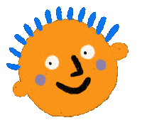 Happy Day Smiling Sticker by Julia Gluyas