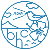 Aloha Blueheaven Sticker by BLUE HEAVEN COMPANY