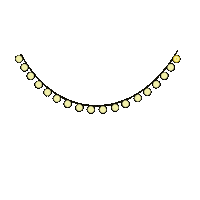 Lights Celebrate Sticker