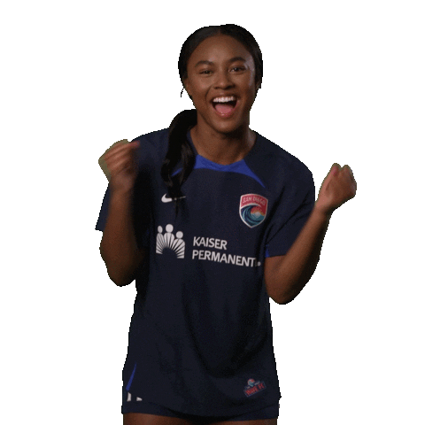 Lets Go Fist Pump Sticker by National Women's Soccer League