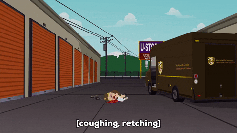 vomit ups GIF by South Park 