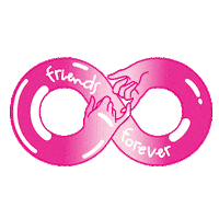 friends forever love Sticker by lula dmitrieva