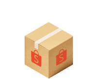 Happy Orange Sticker by Shopee