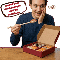 Sushi Hunger Sticker by restablo.de