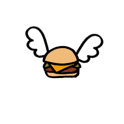 Burger Sticker by Devor.me