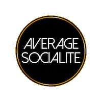 AverageSocialite average socialite averagesocialite Sticker