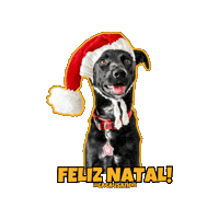 Dog Christmas Sticker