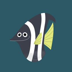 happy fish GIF by Pasquale D'Silva