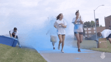 Color Run Smile GIF by University of Central Missouri