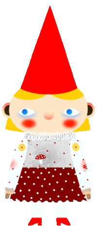 Polka Dot Travel Sticker by agafiadolls