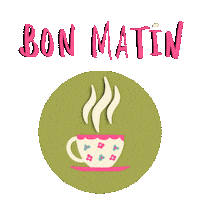 Good Morning Coffee Sticker