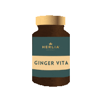 HerliaNaturals ginger herlia herlianaturals gingervitamin Sticker