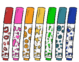 Back To School Art Sticker