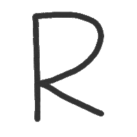 R Sticker