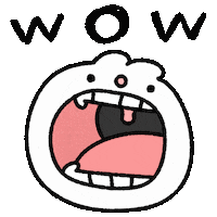 Tomang2 wow surprise rabbit 토끼 Sticker