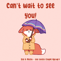 Be There Soon Miss You GIF by SoyandMochi