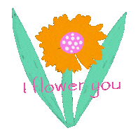 Heart_vibes flower flowers i love you spring Sticker