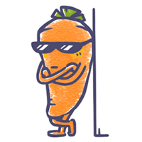 Glasses Potato Sticker