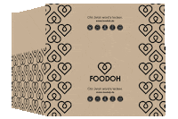 foodoh paket herzen lieferung muesli Sticker