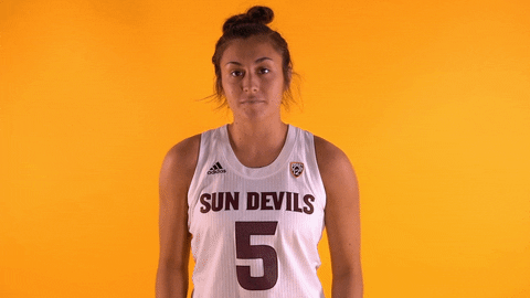 Confused Womens Basketball GIF by Sun Devils