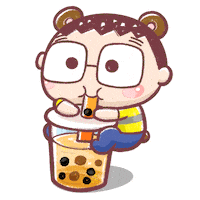 Tea Teatime Sticker by Bear Boss Buddies