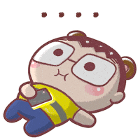 Sad Sticker by Bear Boss Buddies