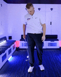 Depaul University Golf GIF by DePaul Blue Demons