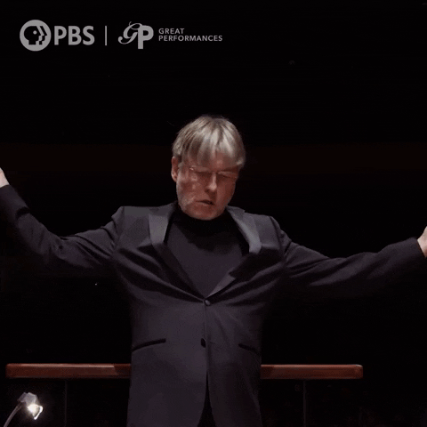 Conducting Public Tv GIF by GREAT PERFORMANCES | PBS