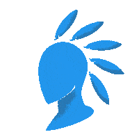 Mewoi-M logo festival 2021 plume Sticker