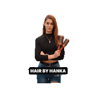 Hannah Hanka Sticker by Level10hairsalon