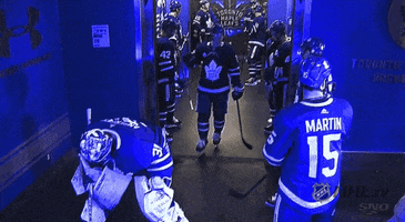 high five ice hockey GIF by NHL