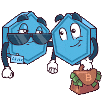 Bitcoin Crypto Sticker by AIVIX
