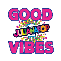 Vibing Good Vibes Sticker by Julianapop
