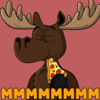 DoYouMoose food pizza nft eat GIF