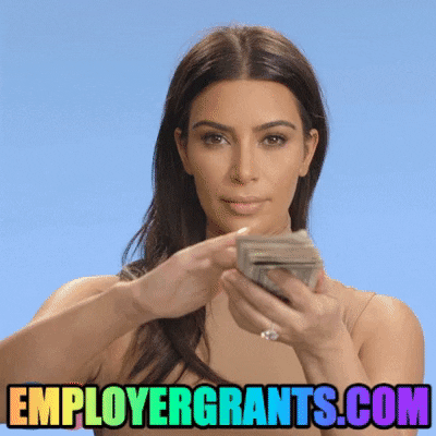 employergrantsofficial money cash kim kardashian bills GIF