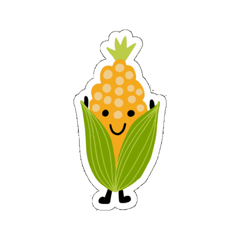 Corn Sticker by MoscowFarmersMarket