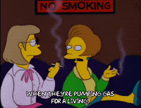 Season 3 Smoking GIF by The Simpsons