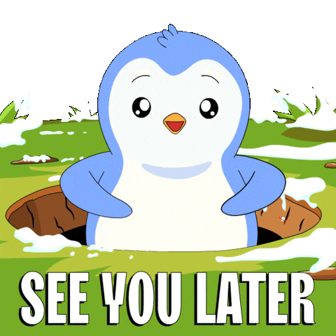 Waving See You Sticker by Pudgy Penguins