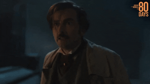 David Tennant Reaction GIF by Around The World In 80 Days