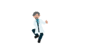 2deadfrog cartoon doctor 2deadfrog Sticker