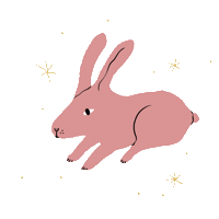 Bunny Easter Sticker by judit orosz