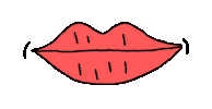 Lips Smile Sticker by Juan Billy