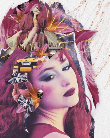 EmMadeThis art glitter digital art collage GIF