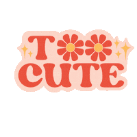 Too Cute Sticker
