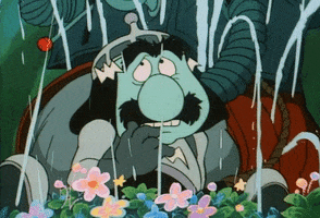 scared rainbow brite GIF